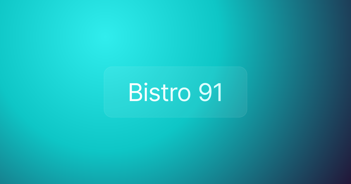 Bistro 91
