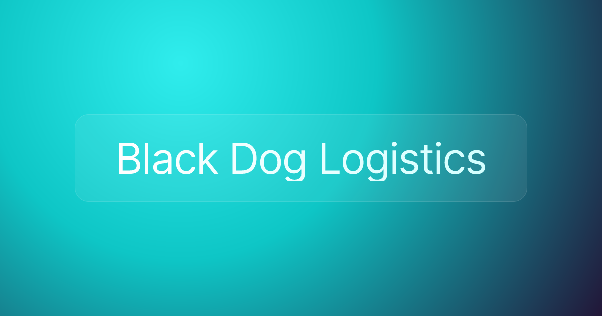 Black Dog Logistics