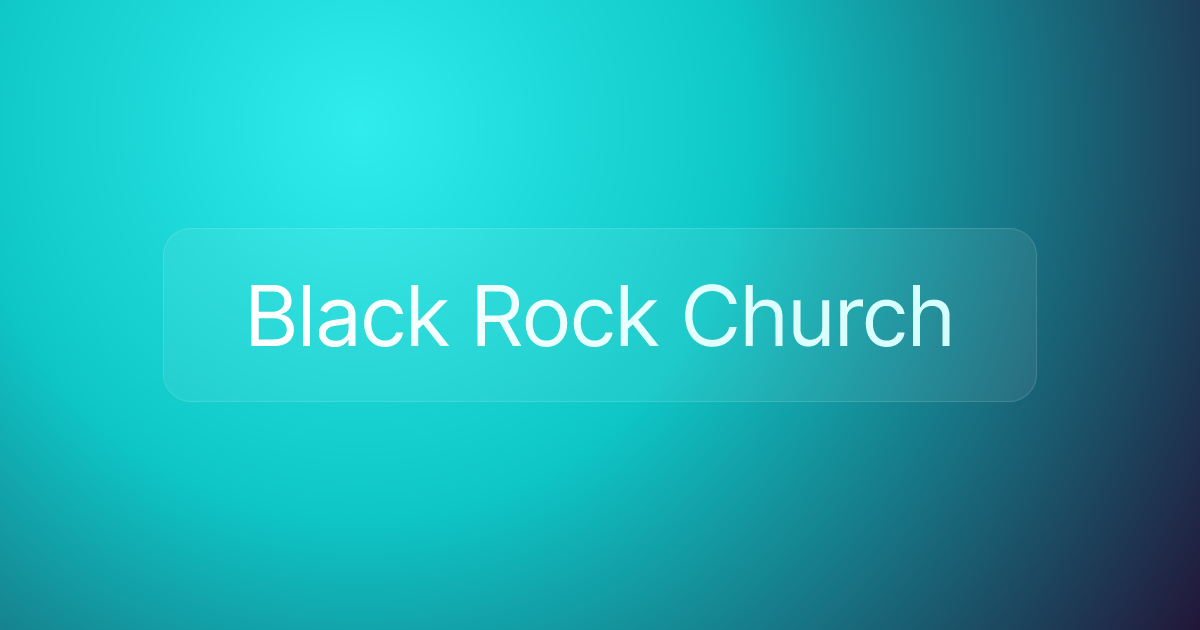Black Rock Church
