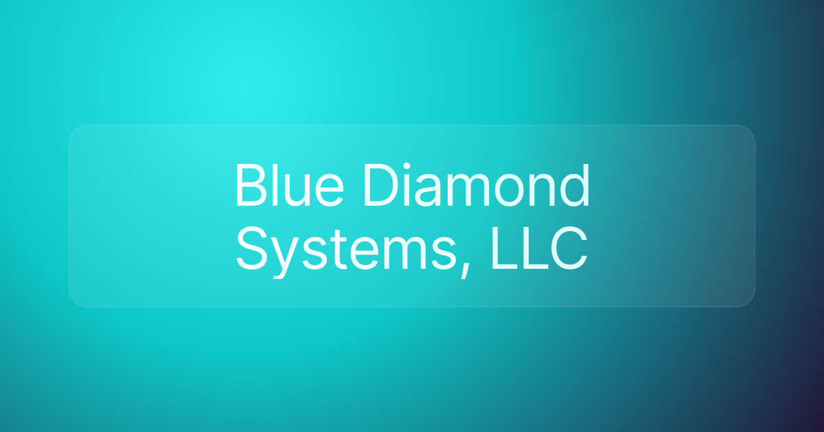 Blue Diamond Systems, LLC