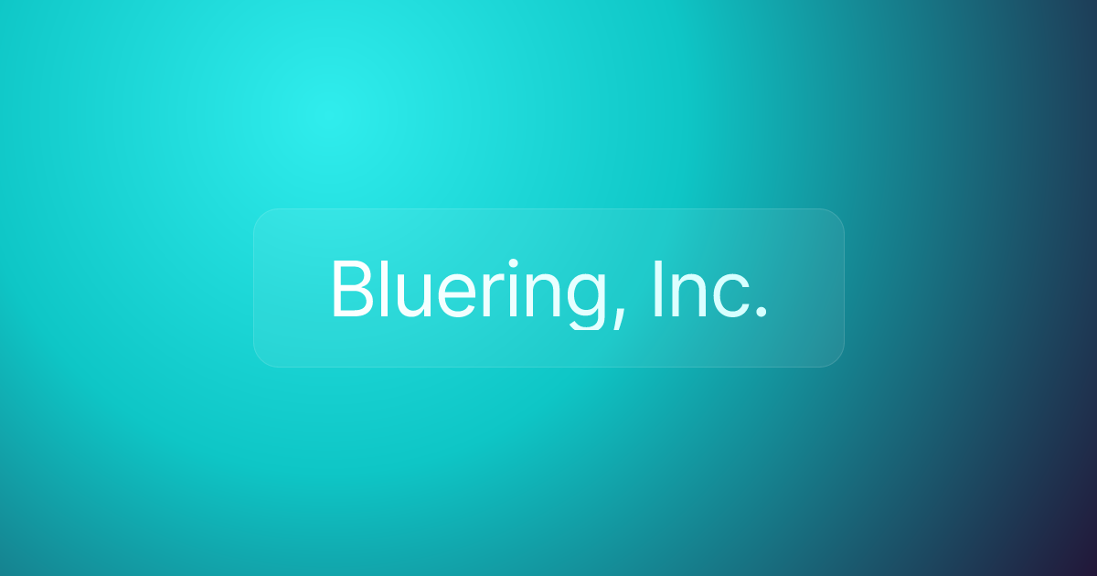 Bluering, Inc.
