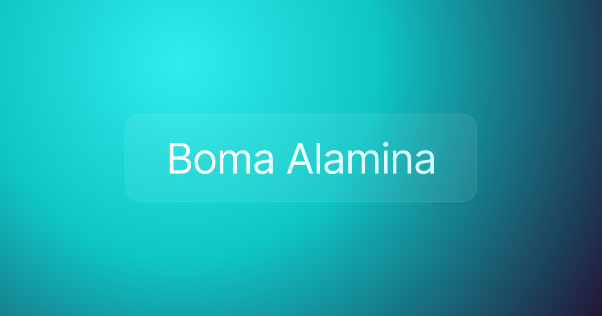 Boma Alamina