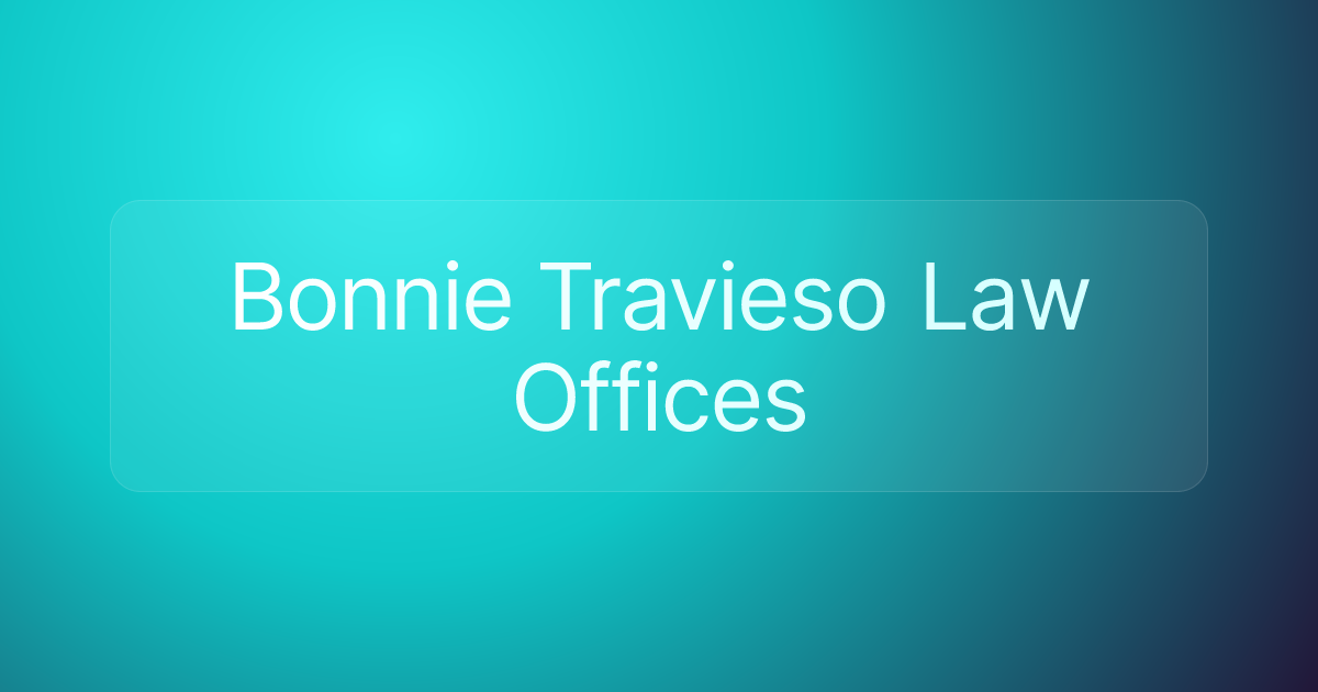 Bonnie Travieso Law Offices