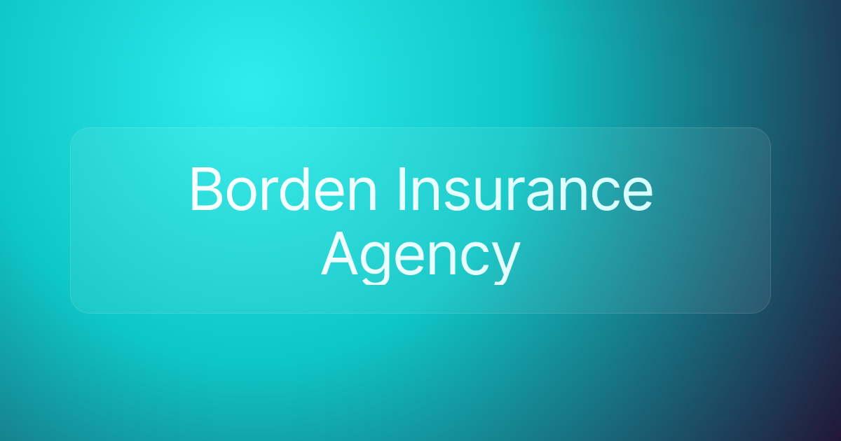 Borden Insurance Agency