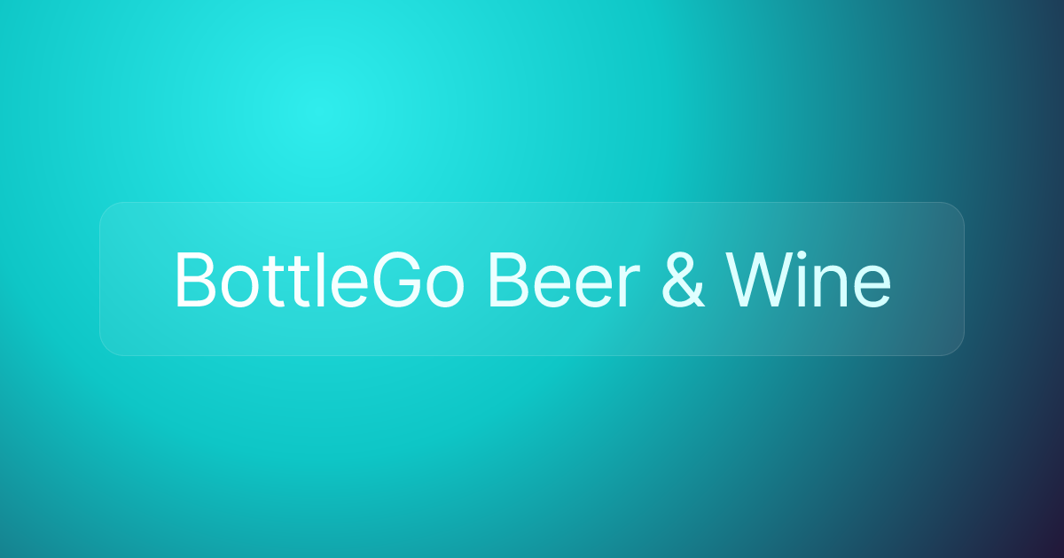 BottleGo Beer & Wine