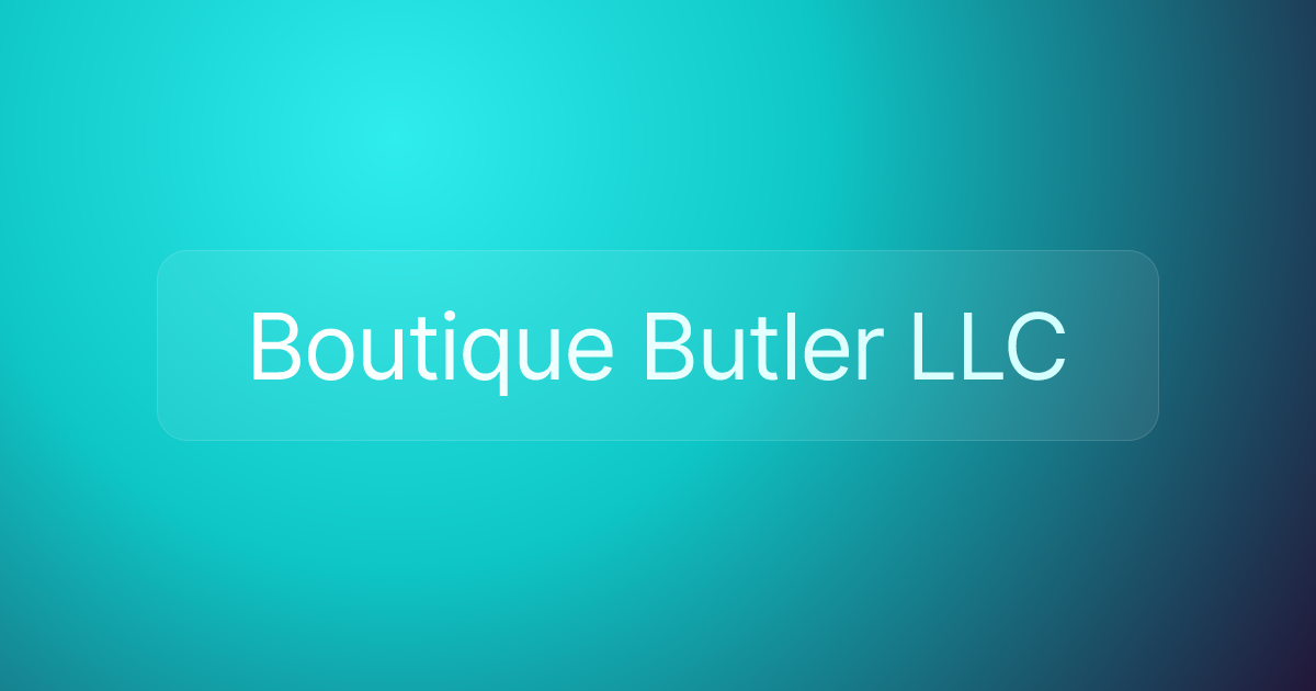 Boutique Butler LLC