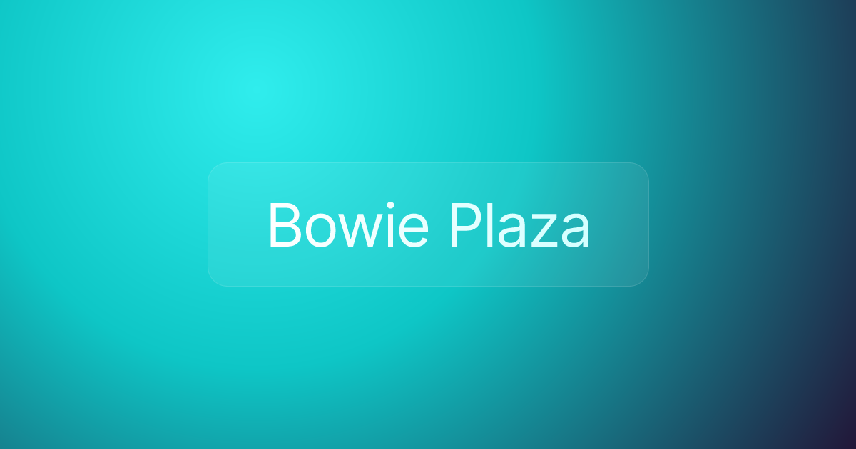 Bowie Plaza