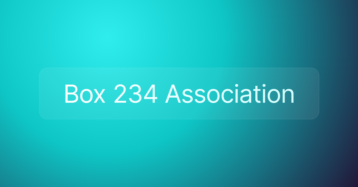 Box 234 Association