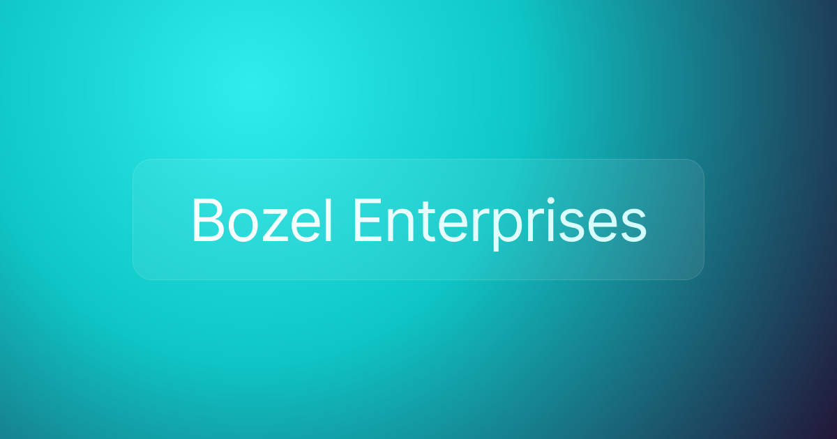 Bozel Enterprises