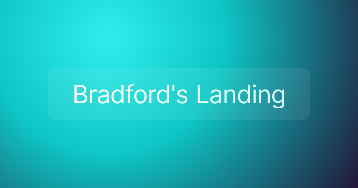 Bradford's Landing