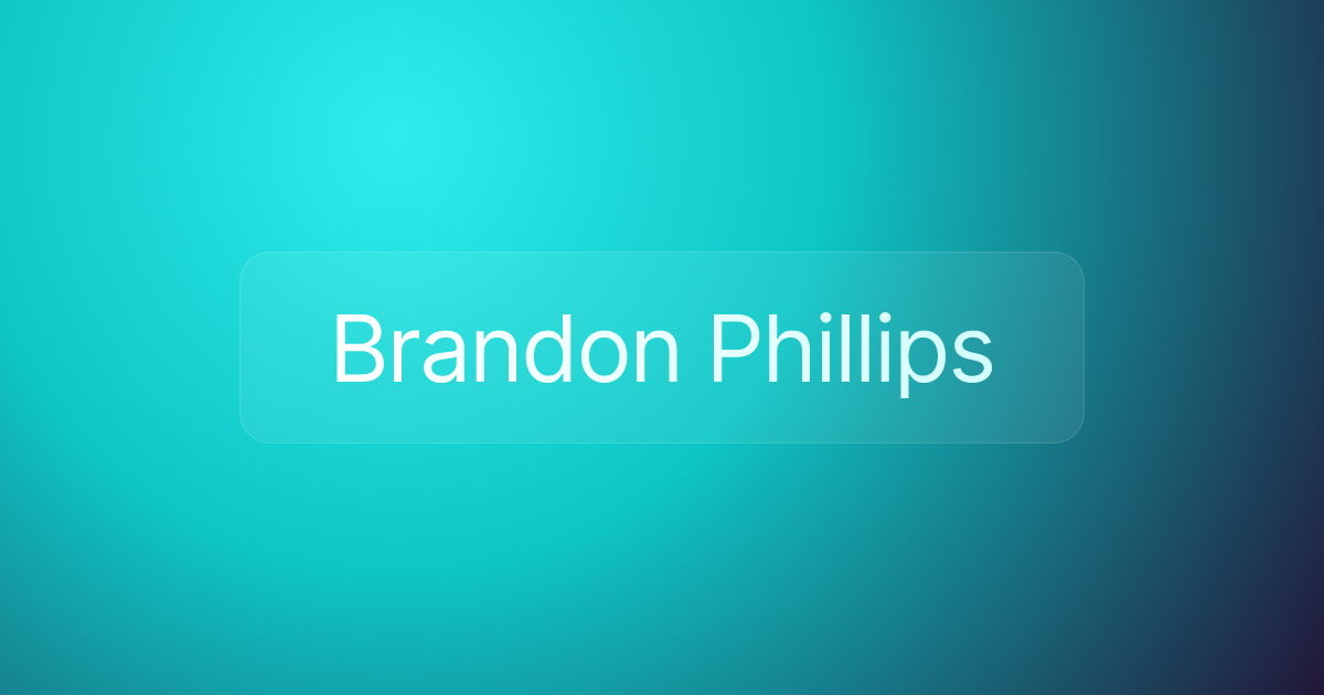 Brandon Phillips