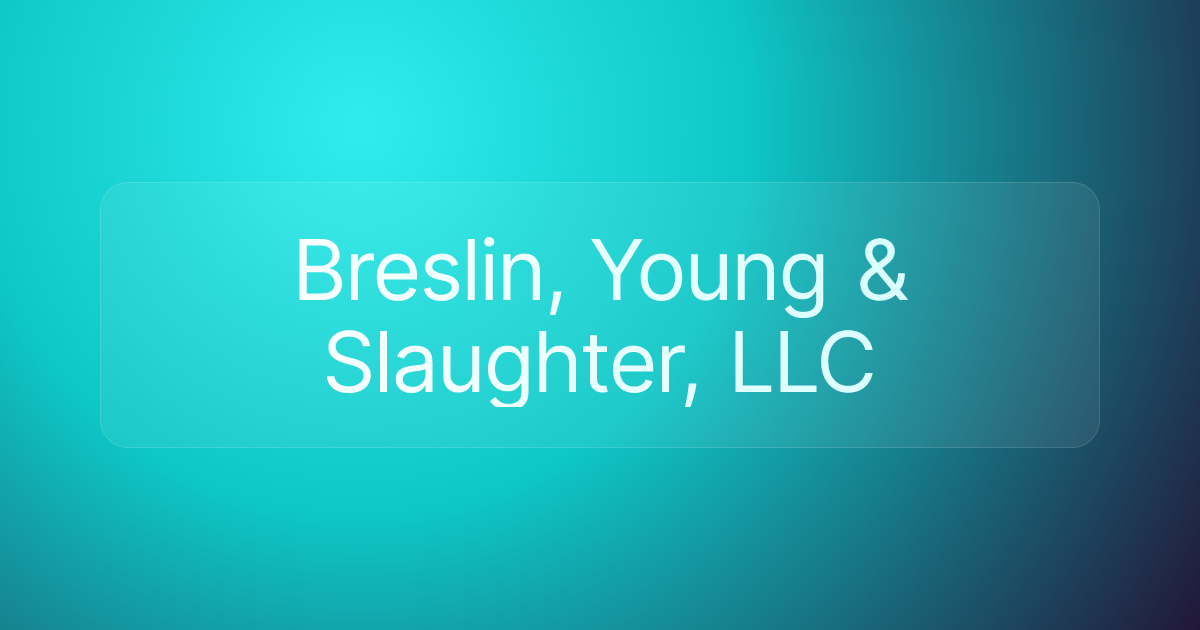Breslin, Young & Slaughter, LLC