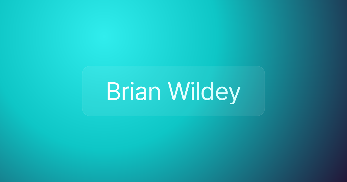 Brian Wildey