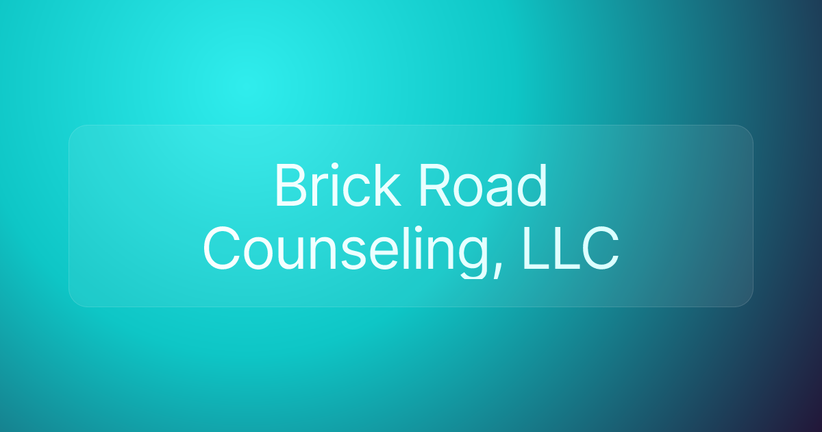 Brick Road Counseling, LLC