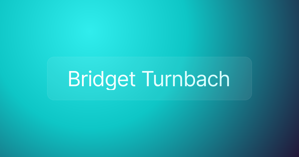 Bridget Turnbach