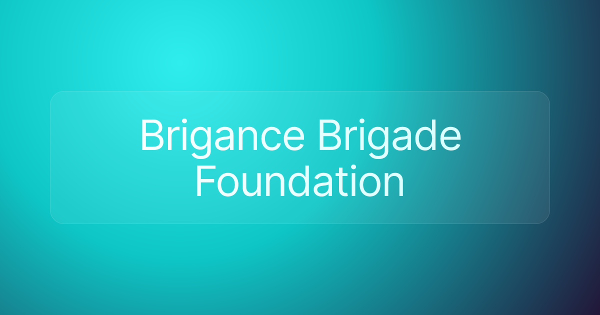 Brigance Brigade Foundation