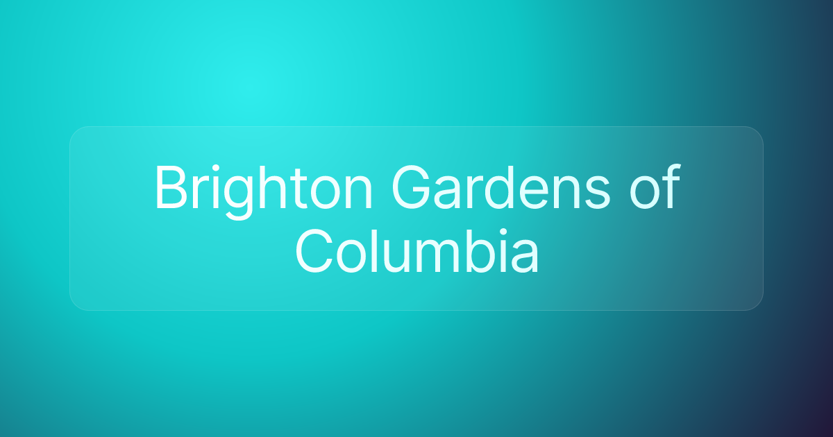 Brighton Gardens of Columbia