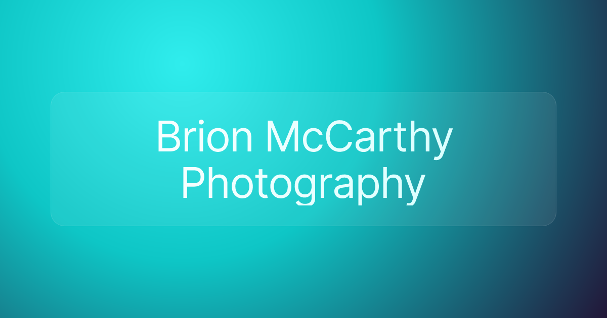 Brion McCarthy Photography