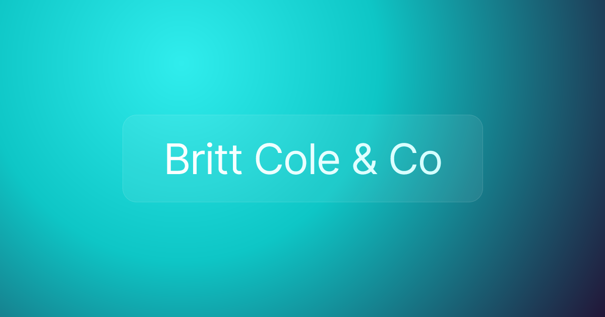 Britt Cole & Co