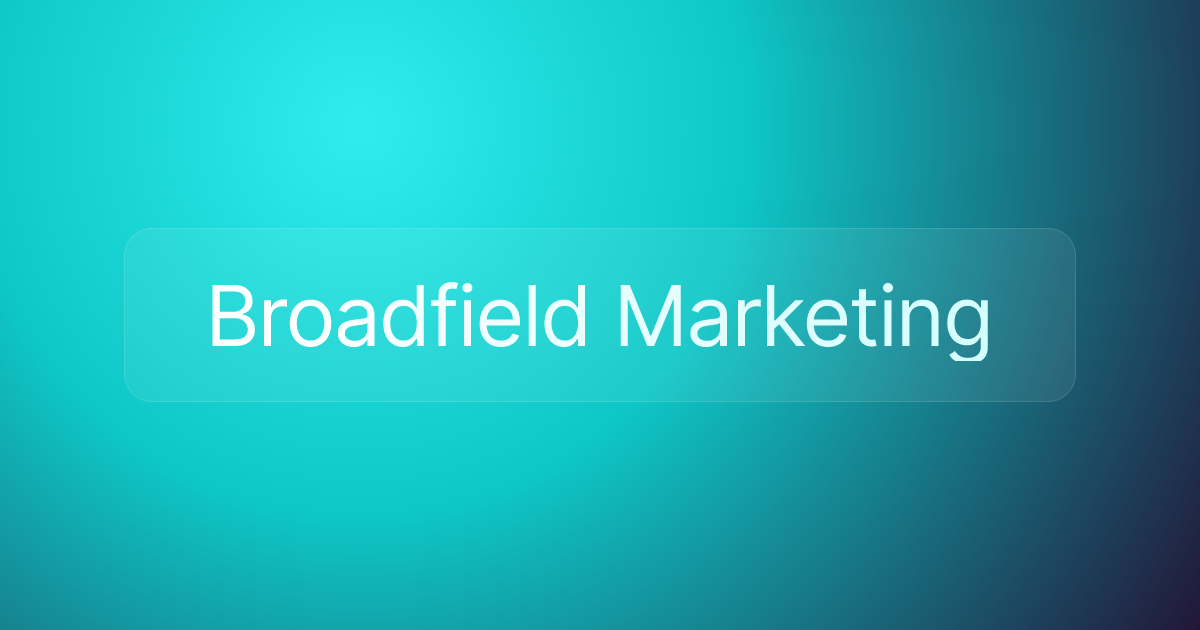 Broadfield Marketing