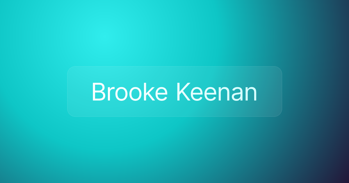Brooke Keenan