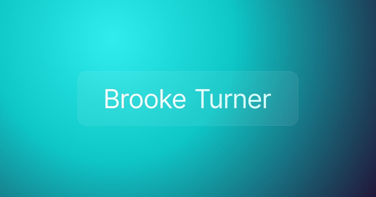 Brooke Turner
