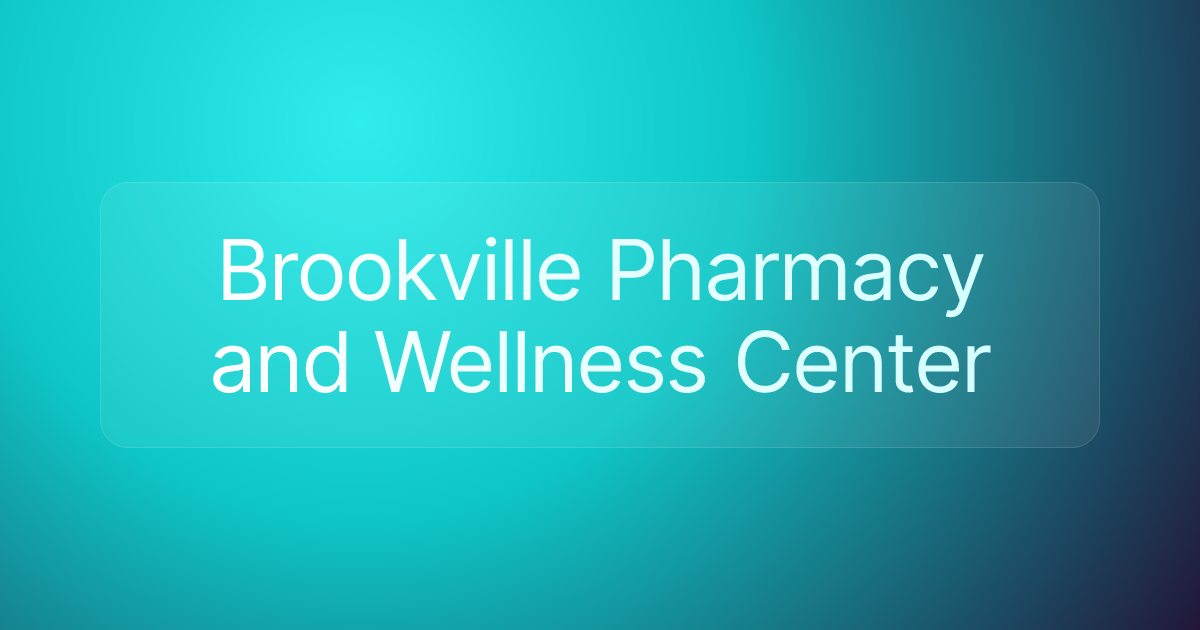 Brookville Pharmacy and Wellness Center