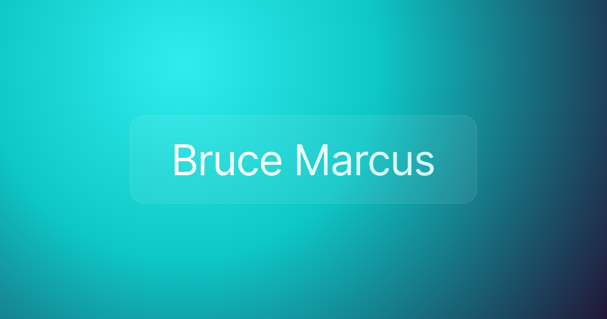 Bruce Marcus