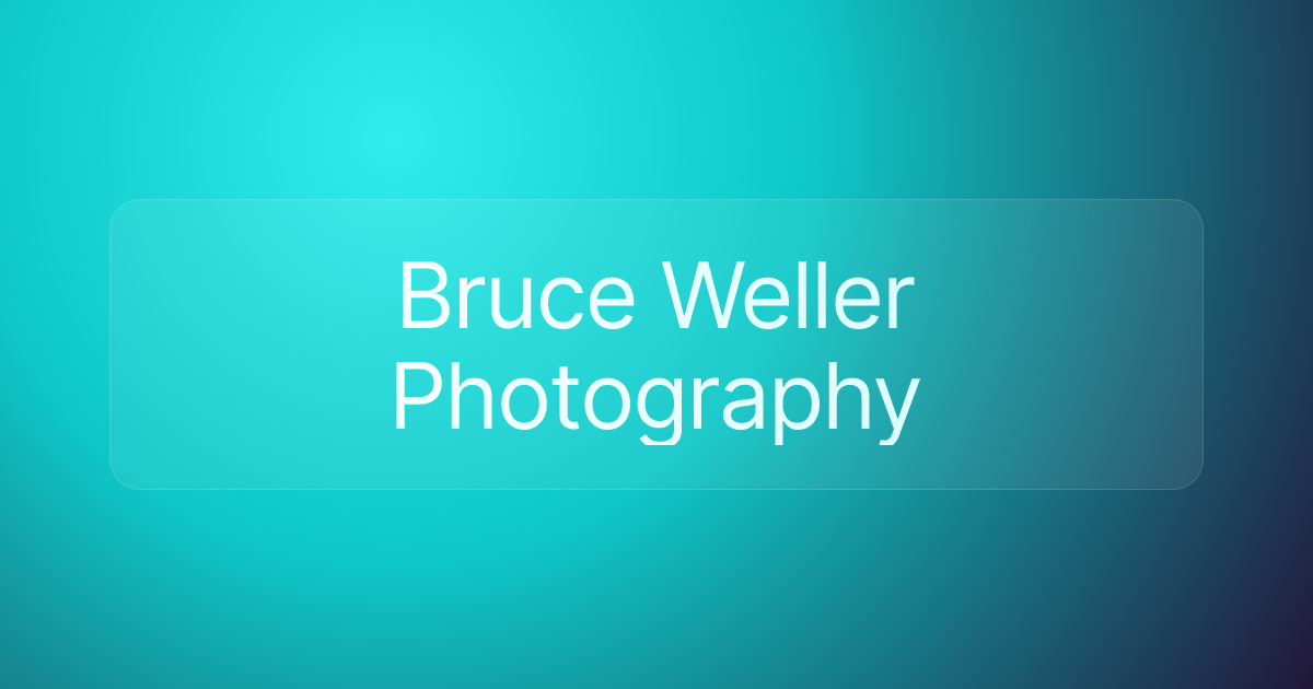 Bruce Weller Photography