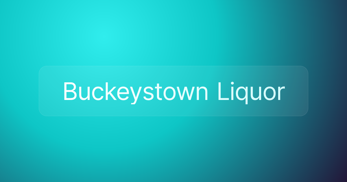 Buckeystown Liquor