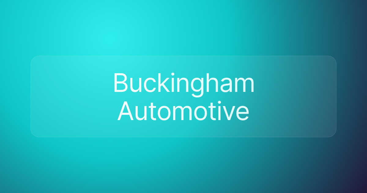Buckingham Automotive