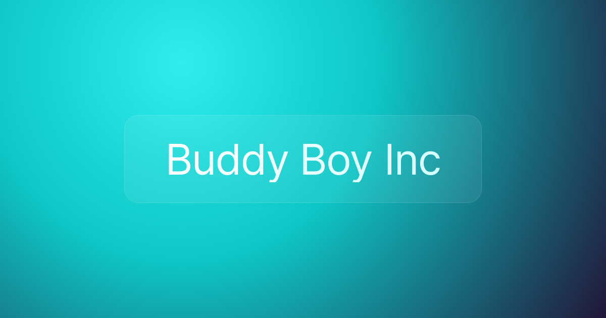 Buddy Boy Inc