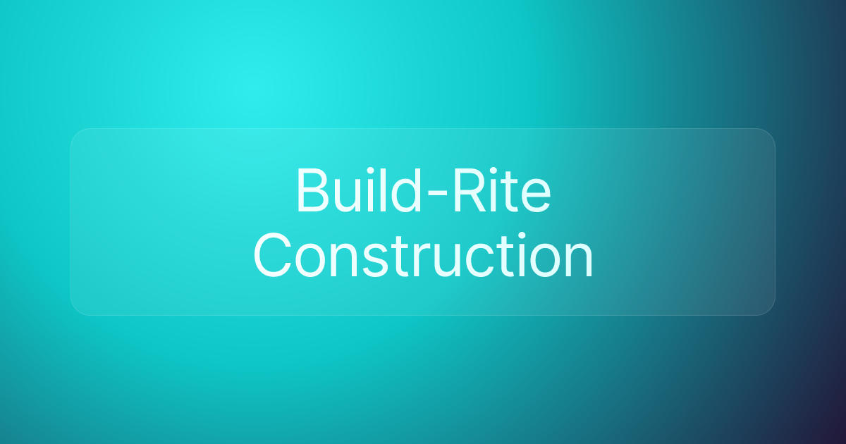Build-Rite Construction