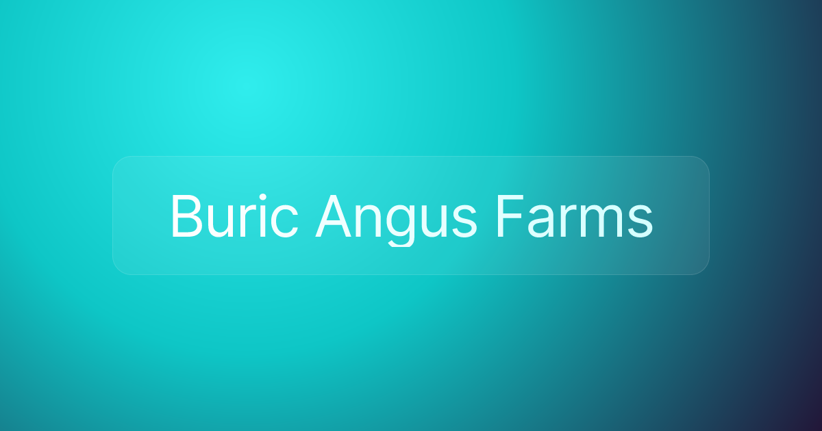 Buric Angus Farms