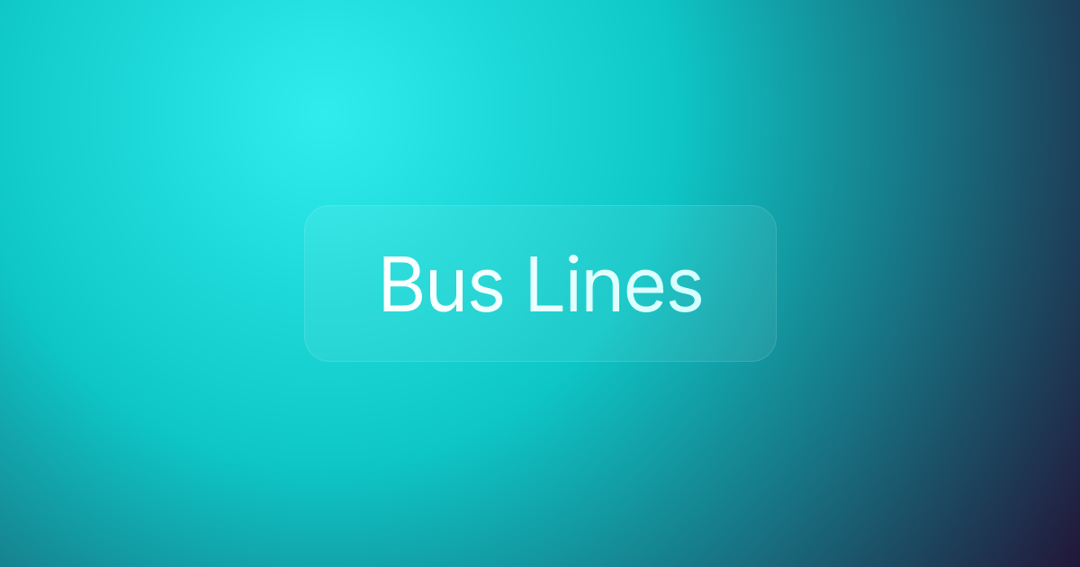 Bus Lines