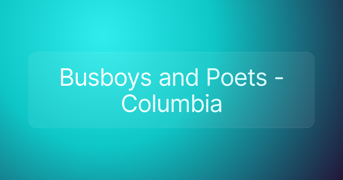 Busboys and Poets - Columbia