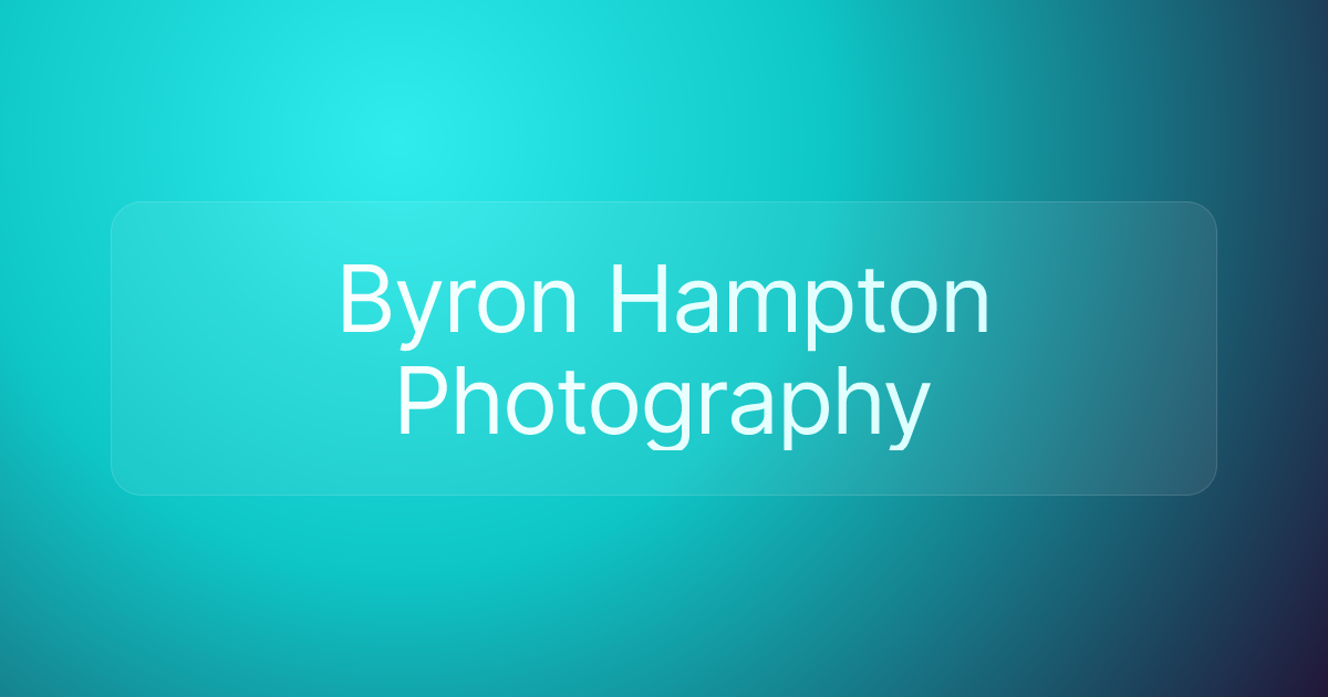 Byron Hampton Photography