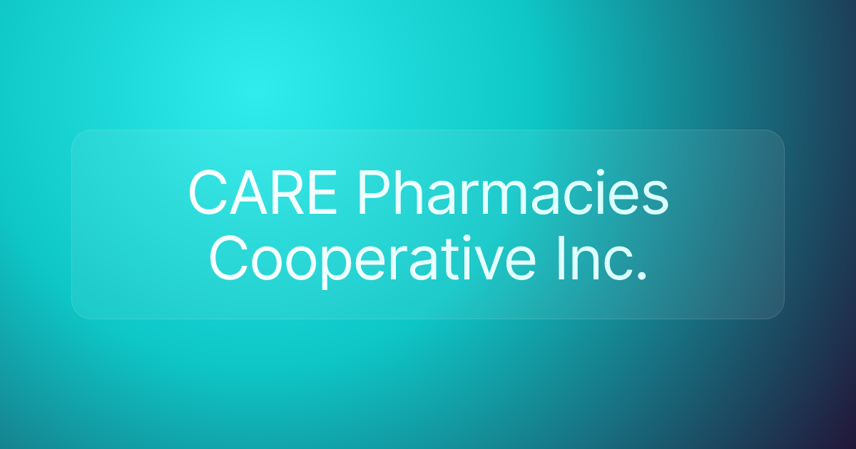 CARE Pharmacies Cooperative Inc.