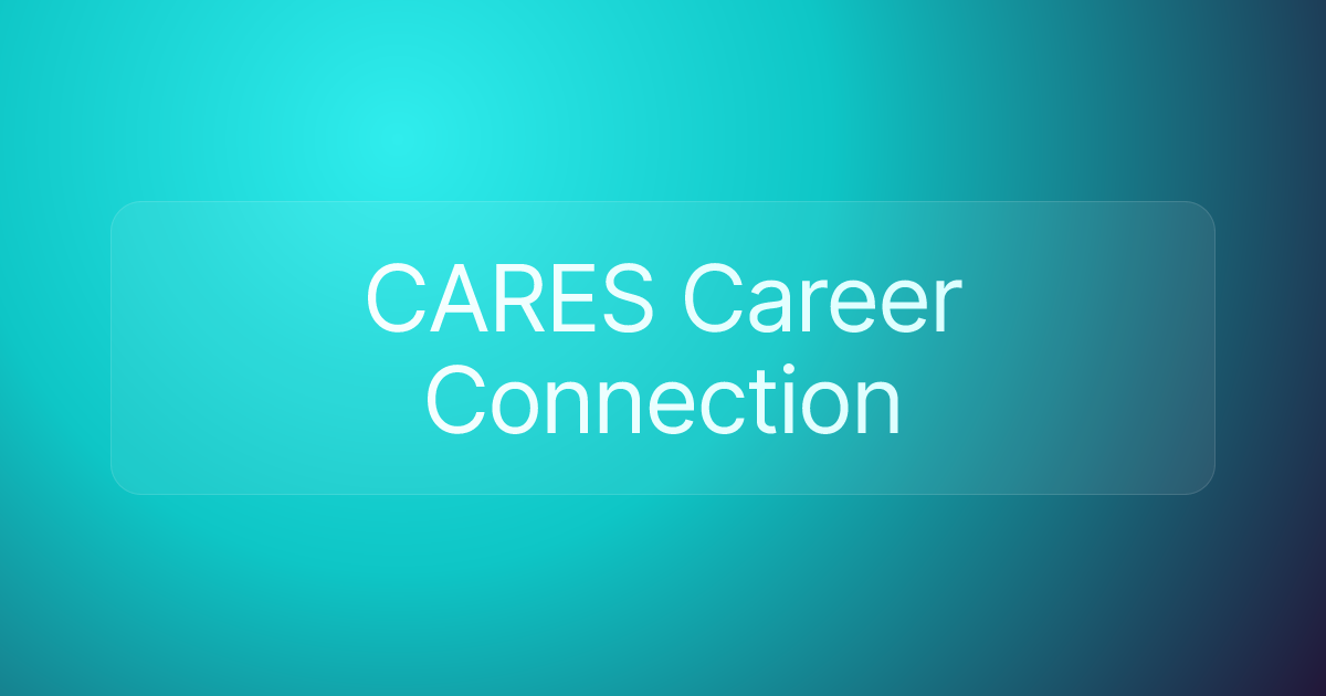 CARES Career Connection