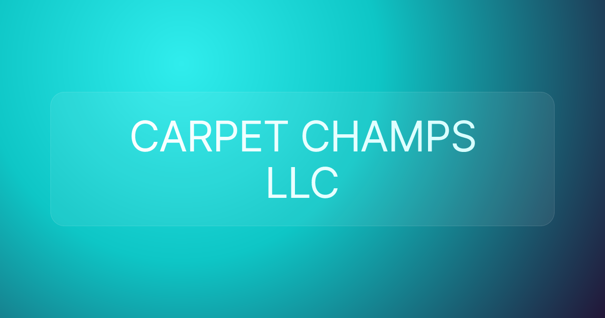 CARPET CHAMPS LLC