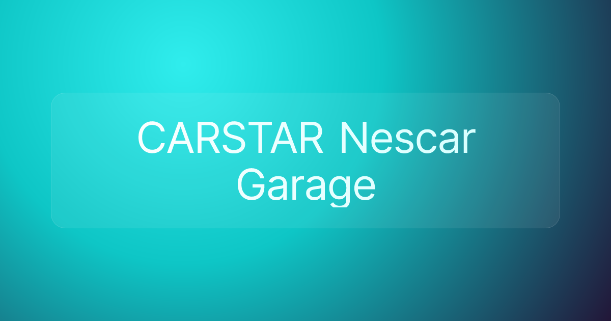 CARSTAR Nescar Garage