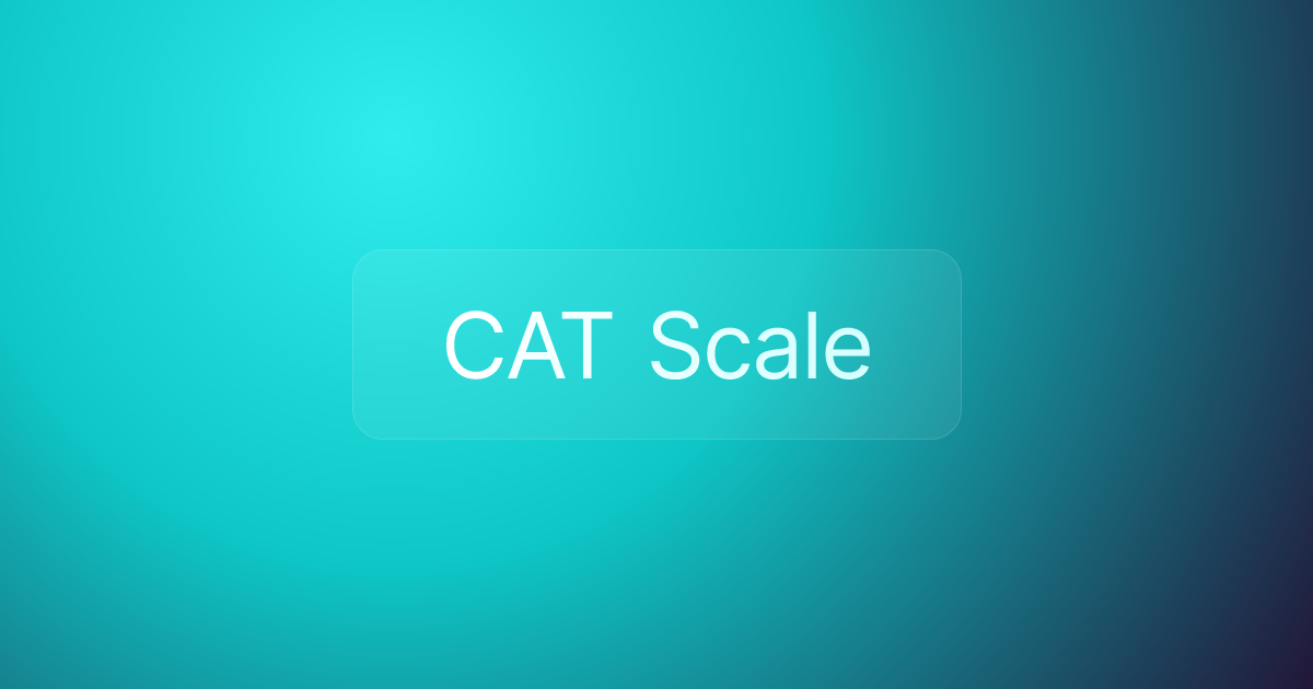 CAT Scale