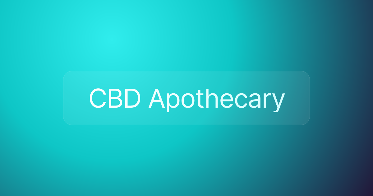 CBD Apothecary