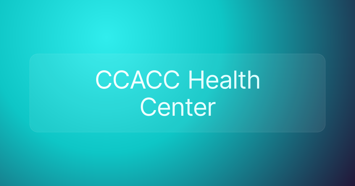 CCACC Health Center