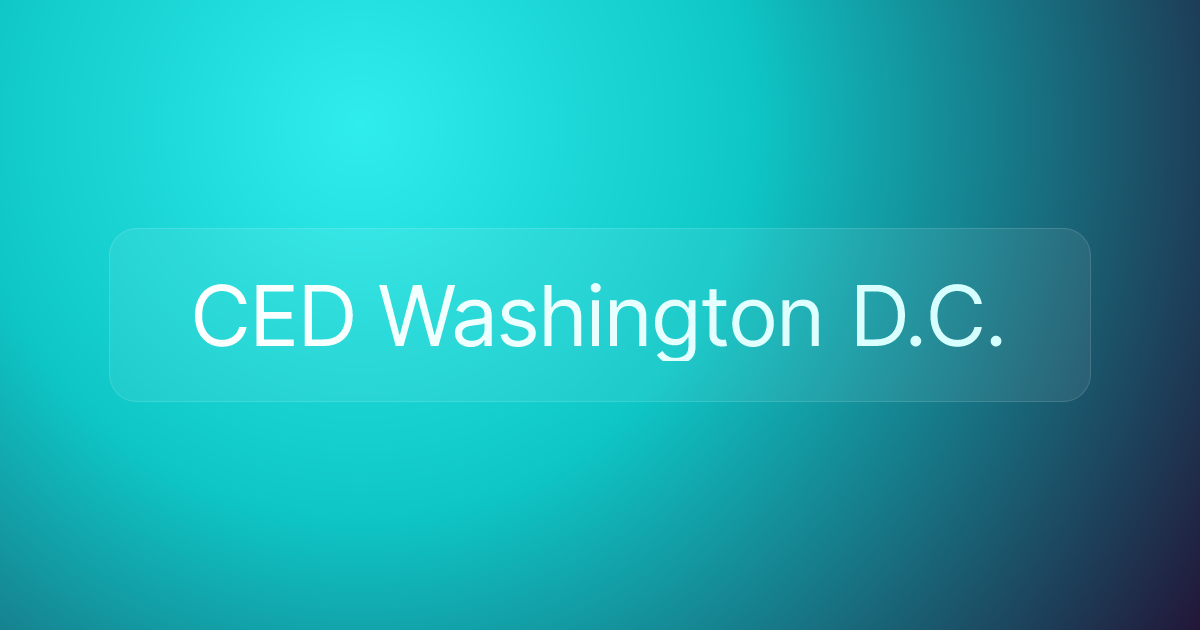 CED Washington D.C.