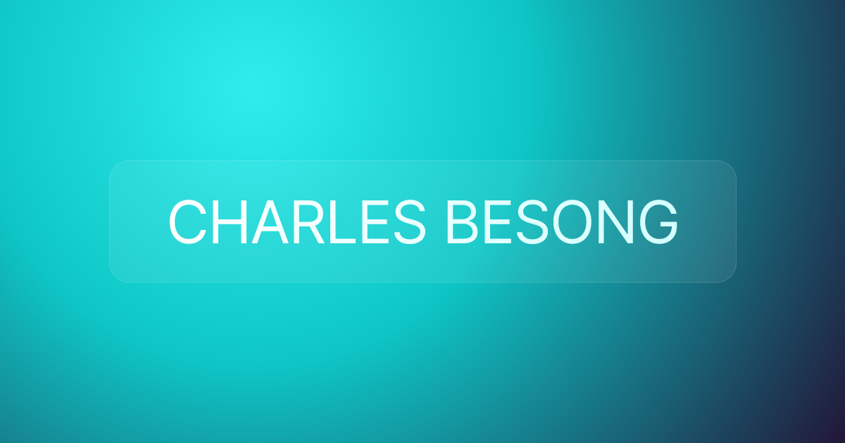 CHARLES BESONG