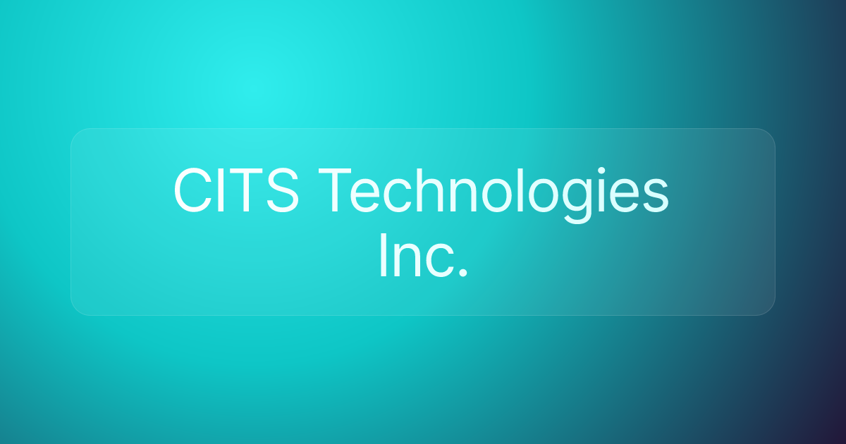 CITS Technologies Inc.