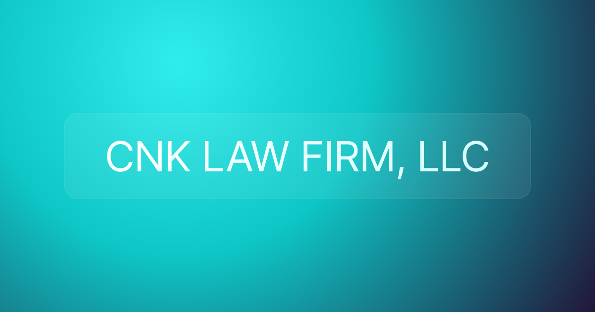 CNK LAW FIRM, LLC