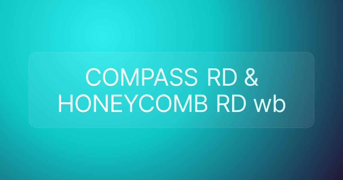 COMPASS RD & HONEYCOMB RD wb