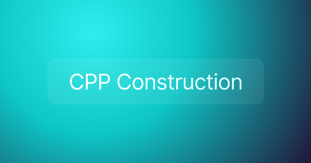CPP Construction